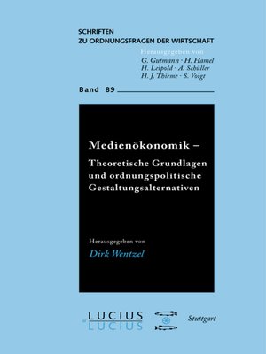 cover image of Medienökonomik
